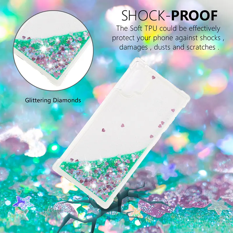 

For Samsung Note 10 Pro Case Glitter Quicksand Phone Case For Samsung Galaxy Note 10 Pro Note 10 Pro 5G Soft Silicon Back Cover