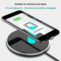 light weight wireless charging receiver for samsung huawei xiaomi universal micro usb type c fast wireless charger adapter