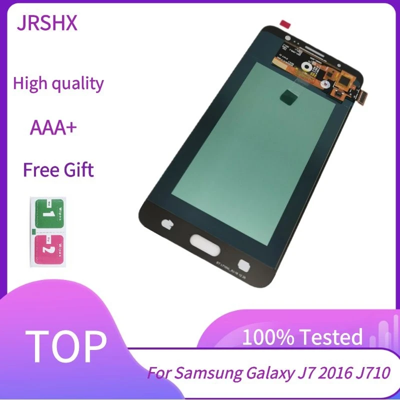 

ЖК-дисплей для Samsung Galaxy J710, сенсорный экран с AMOLED, J7 2016, J710FN, J710F, J710M, J710Y, запасной дигитайзер