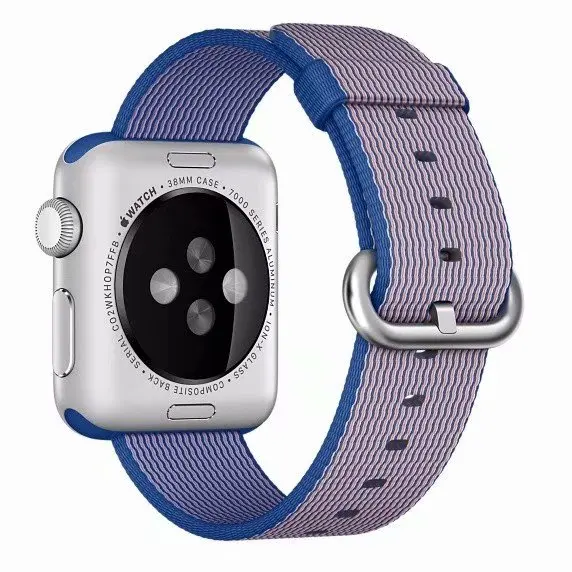 Цветной спортивный ремешок для apple watch band5 4 40 мм 44 тканый нейлоновый iwatch 3 2 1 38 42