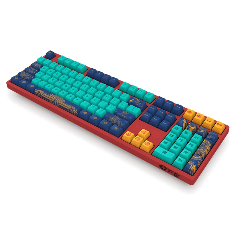Akko Пекин 3108 V2 108 ключ PBT Keycap тип c Проводная Механическая игровая