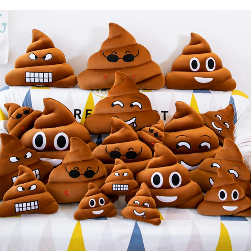 

Кавайная плюшевая игрушка-какашка, плюшевая кукла-какашка, Рождество, день рождения, Хэллоуин, детские подарки, необычная Подушка-какашка, к...