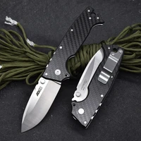 ad10 folding knife high hardness m390 blade outdoor camping hunting tactical defence convenient pocket edc defences tool