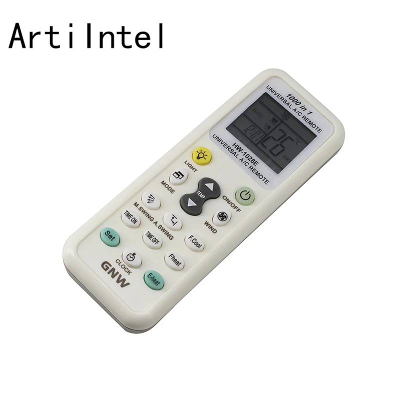 Универсальный AC пульт дистанционного управления для кондиционера 1000 в 1 GNW lcd A/C