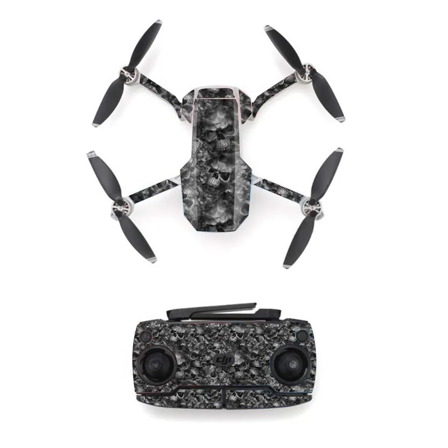 Стильная наклейка в виде черепа для DJI Mavic Mini Drone и пульта дистанционного