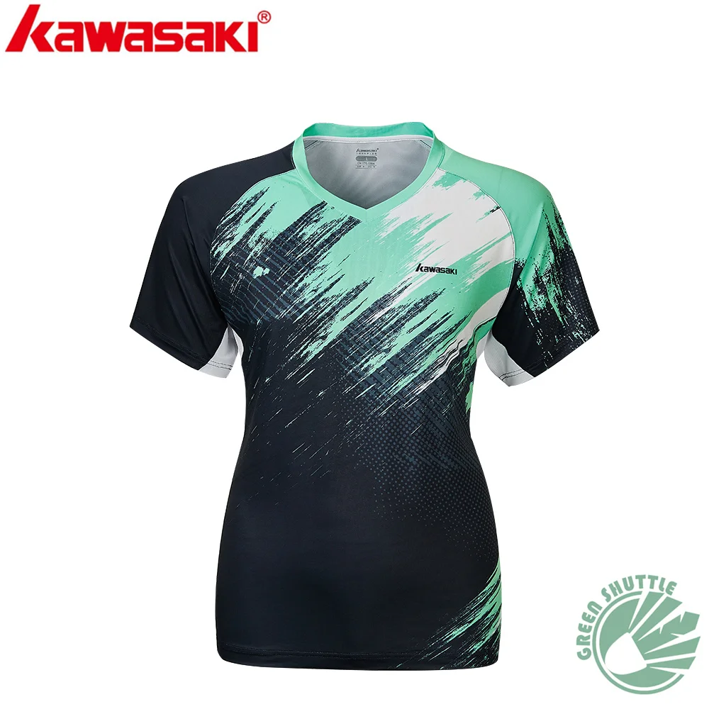 2021 новые оригинальные Kawasaki бадминтон рубашка 100% Polyestre для мужчин и женщин дышащие