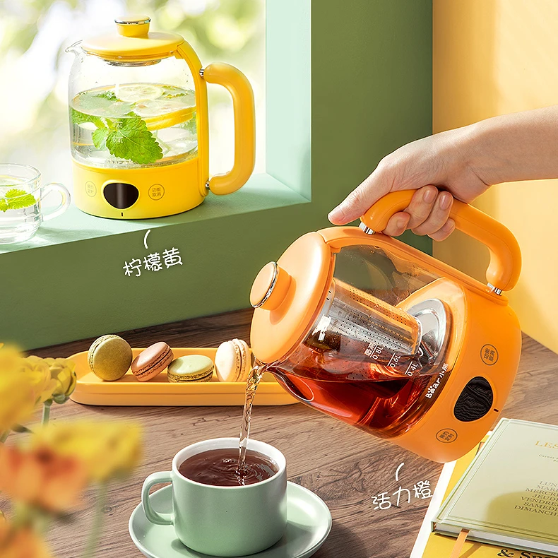 

Mini Glass Electric Water Kettle Health Pot 0.8L Electric Kettle Coffee Thermal Underpan Heating Bouilloire Eco Friendly EH50EK