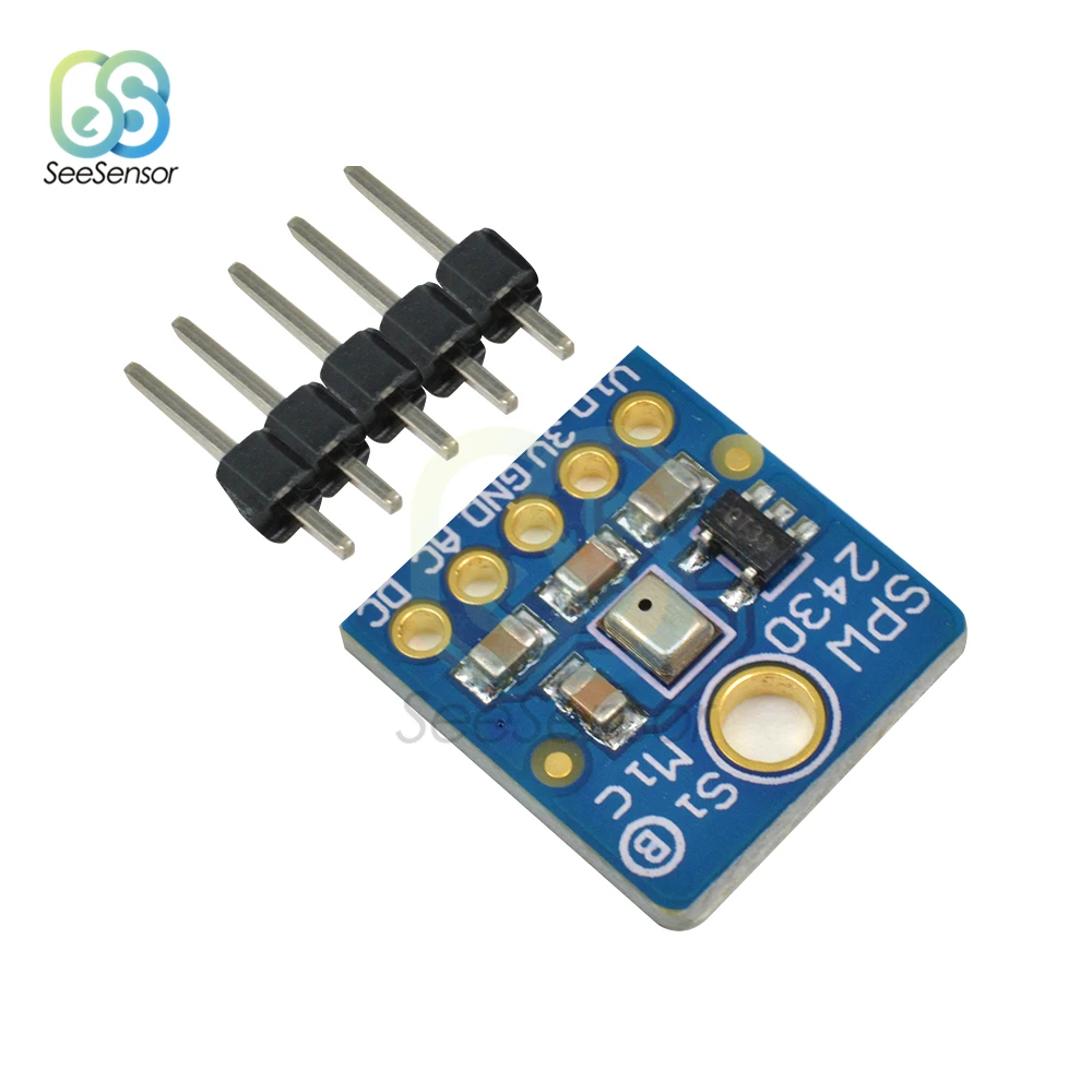 Кремниевый микрофон MEMS SPW2430 модуль датчика обнаружения звука широкий диапазон