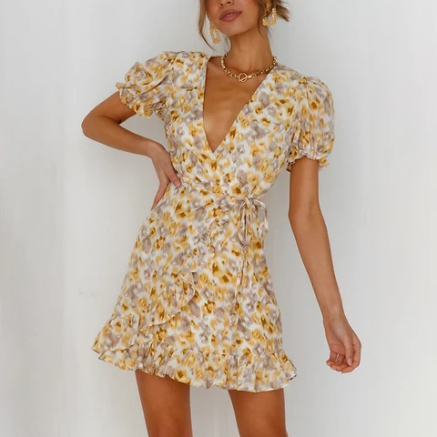 Женское платье Dozw  цветочный принт