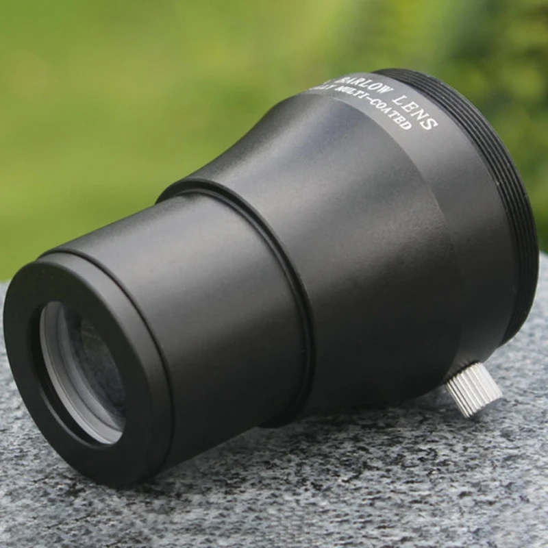 Линза Барлоу 1 25 дюйма 2 шт. металлическая с многослойным покрытием резьбой M42