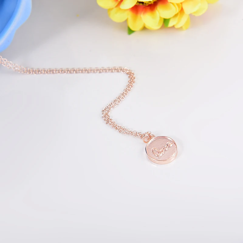 Европейский/американский модный круглый кулон в виде торта милое ожерелье