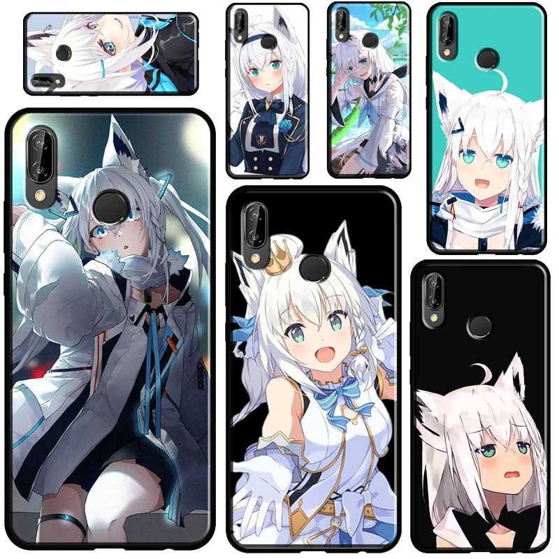 

Чехол Shirakami Fubuki Hololive для Huawei P20 P40 P30 Pro Mate 20 Lite Nova 5T P Smart 2019 2021, чехол для Honor 50 9X 8X