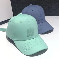 kpop version of the neutral high quality all match baseball cap street men and women fashion cotton letters can rebound caps