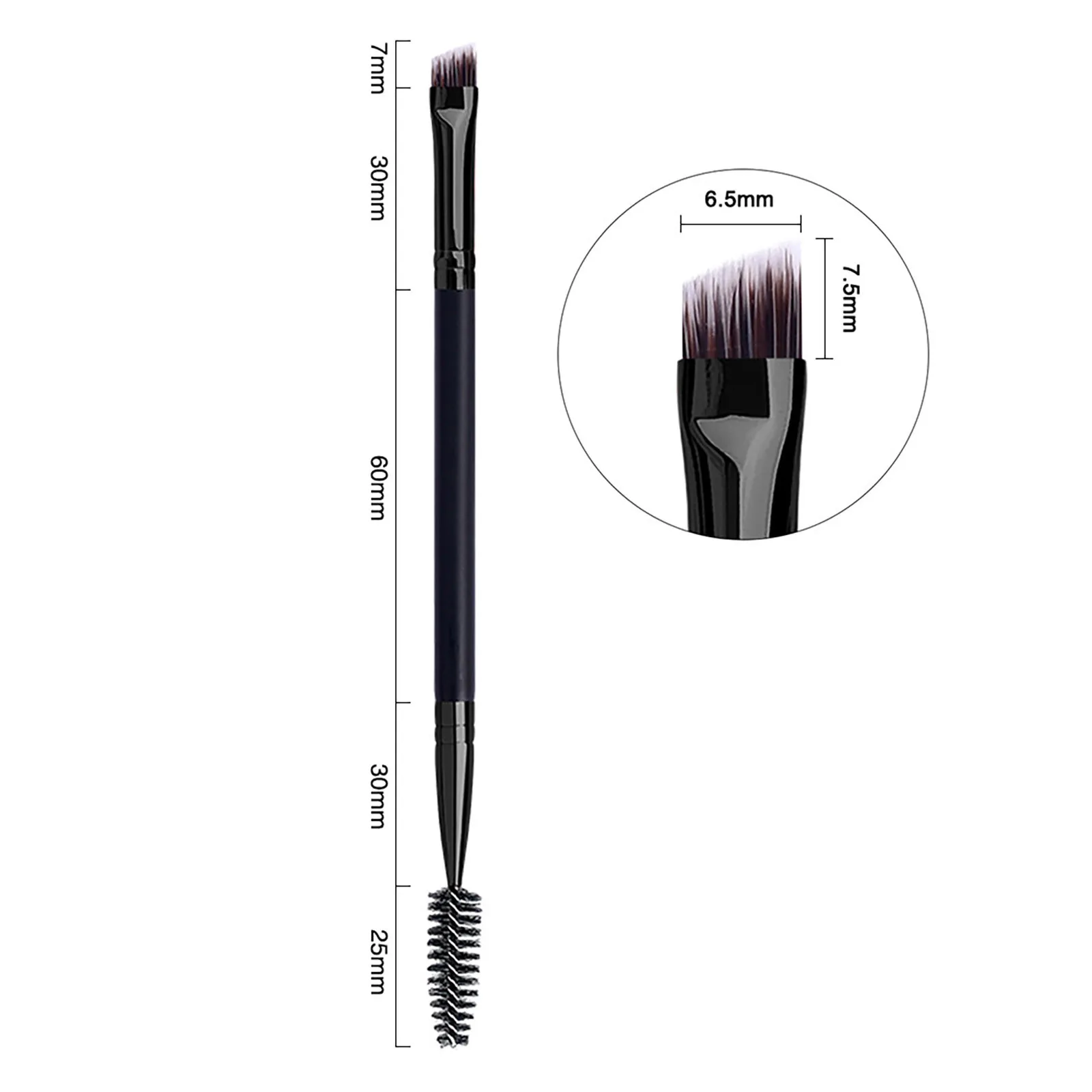 Microbrush кисть для бровей Кисть макияжа Кисти с двумя концами плоская скошенная