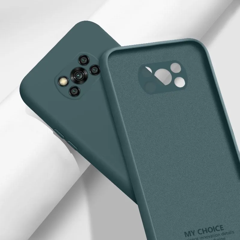 

Liquid Silicone Case For Xiaomi Redmi Note 10 8 9S Pro Poco F3 M3 X3 NFC K40 Pro Xiaomi 11 Shockproof Soft Silicone Back Cover