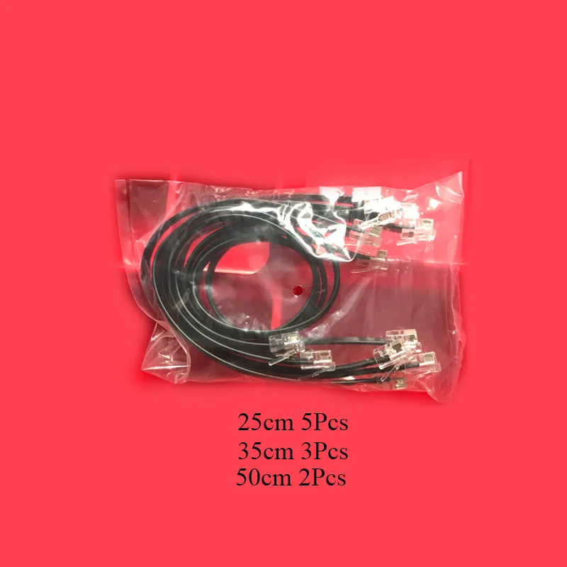 

10Pcs/Lot EV3 Data Line Crystal Connector Cable BB601 Sensor Motor Building Blocks Model Parts Fit For EV3 Robot 45544 9898