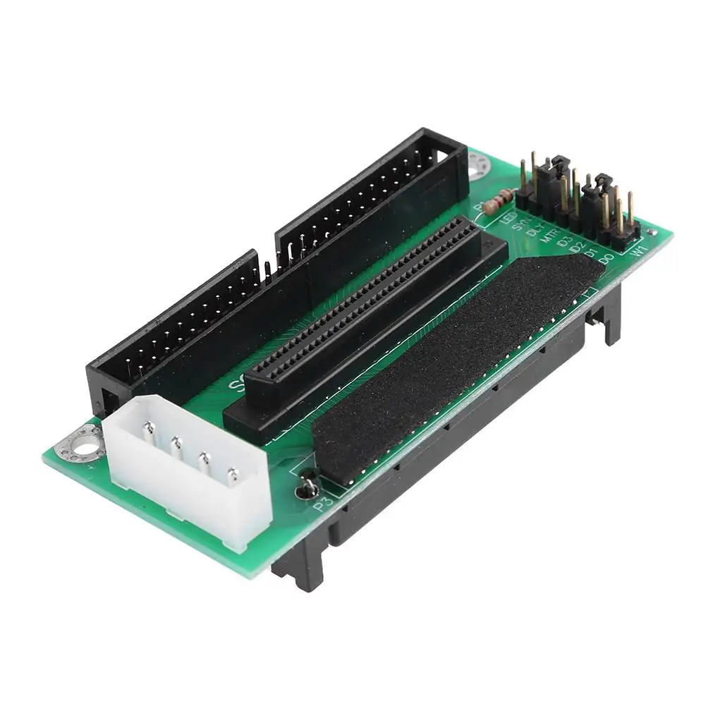 Адаптер для жесткого диска SCSI SCA 80 Pin на 68Pin 50 pin IDE преобразователь карты Модуль
