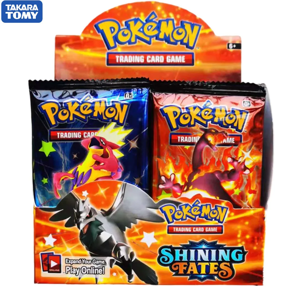 Карты Pokemon GX Tag Team Vmax EX Mega Energy Сияющие судьбы игра битва карта торговая коллекция