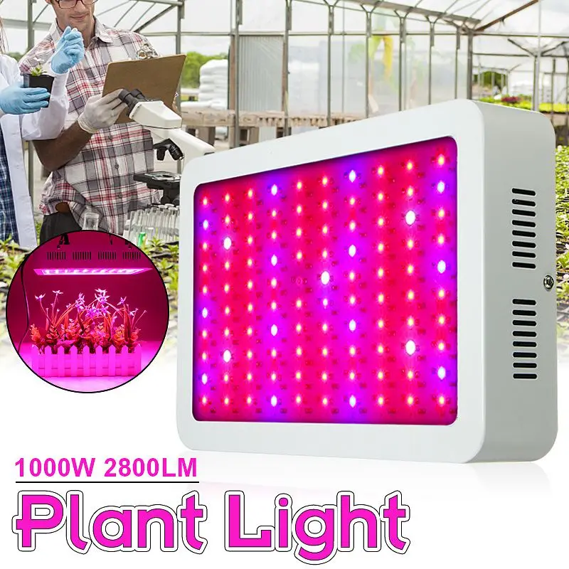 

LED Grow Light 1000W Waterproof Phytolamp 2835 Leds Chip Phyto Growth Lamp 265V Full Spectrum Plant Lighting For Indoor Plant