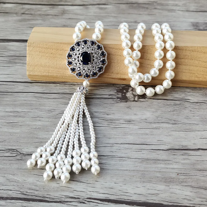 1 шт. новый дизайн синий циркон очаровательные ювелирные изделия CZ микро паве