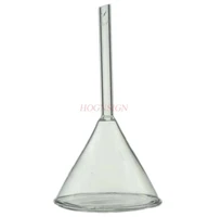 glass funnel 90mm triangle funnel cone chemical instrument glass instrument middle school lab supplies