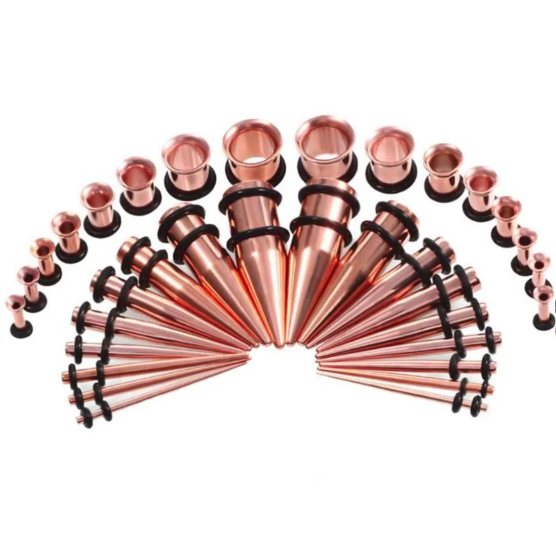 Набор для растяжки ушей из нержавеющей стали 36 шт./лот 14 00 г|Украшения тела| |