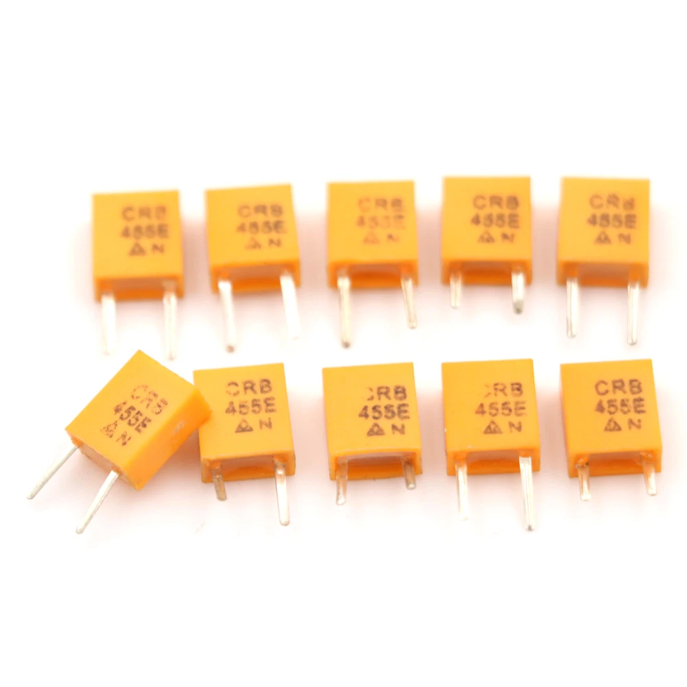 10 шт. желтый 455E 455 кГц 455K DIP-2 керамический кварцевый генератор 2pin оптовая продажа |