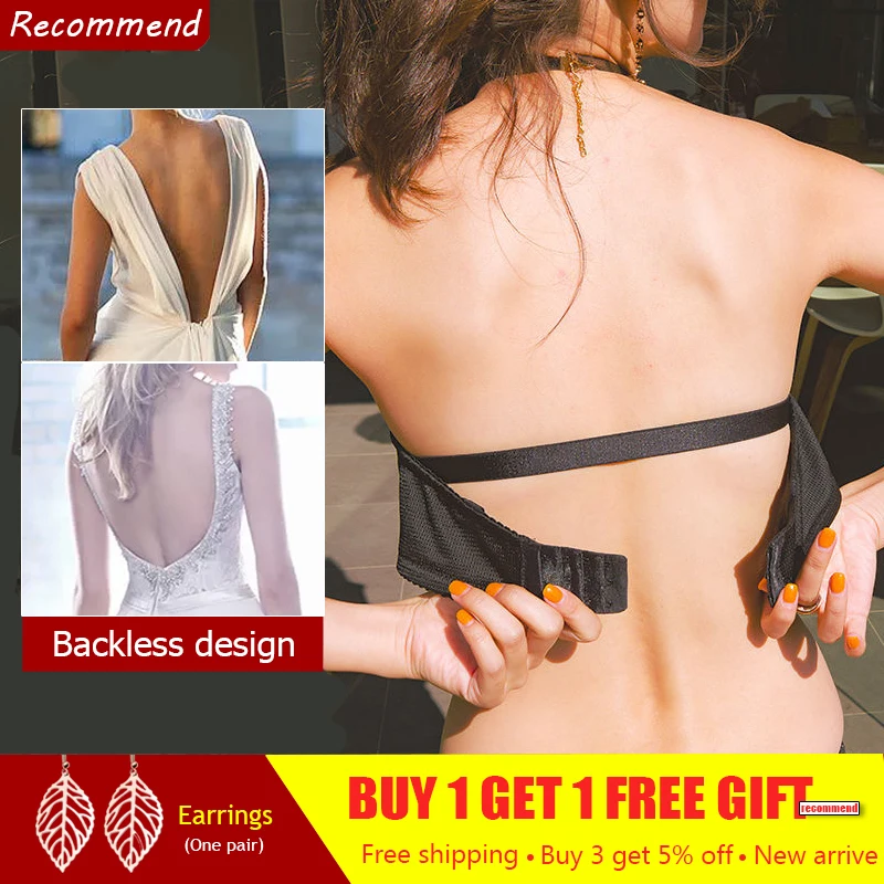 Бюстгальтер женский кружевной без бретелек пикантное нижнее белье с чашками пуш