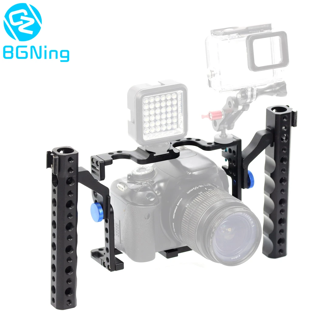 Кронштейн BGNing для камеры Panasonic GH5 /GH4 /GH3 Алюминиевый с двойными ручками |