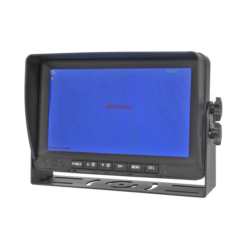 DIYKIT AHD 7 дюймов IPS автомобильный монитор заднего вида 2 x водонепроницаемый ИК