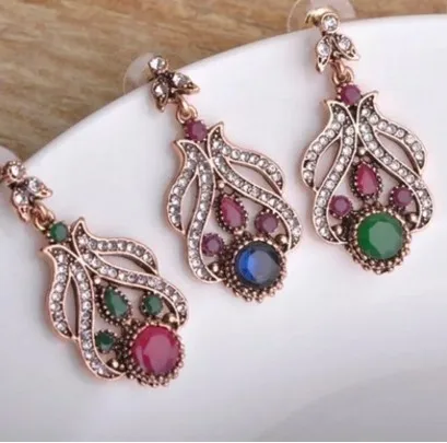 noble up-market diamond wedding bride lady's set necklace earings 8.9rr | Украшения и аксессуары