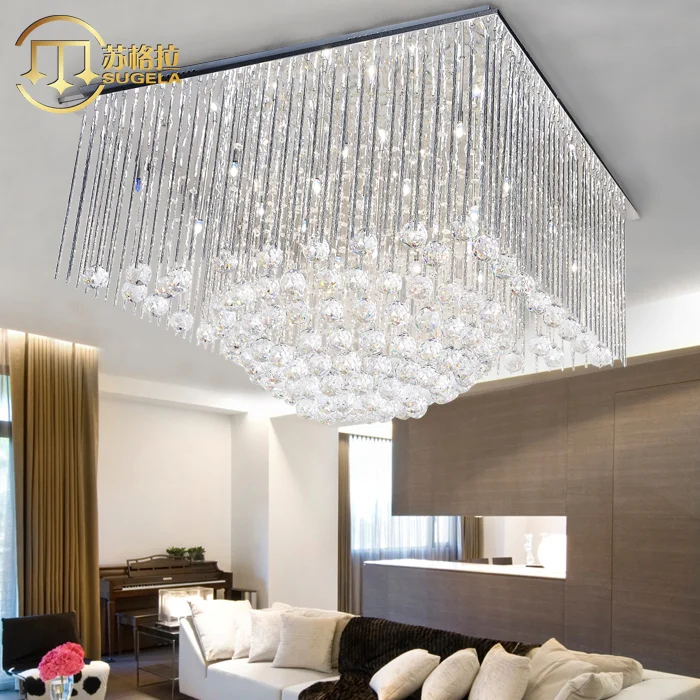 

Semi-circular ball modern minimalist crystal LED lamp living room hall dining bedroom bedroom ceiling lamp