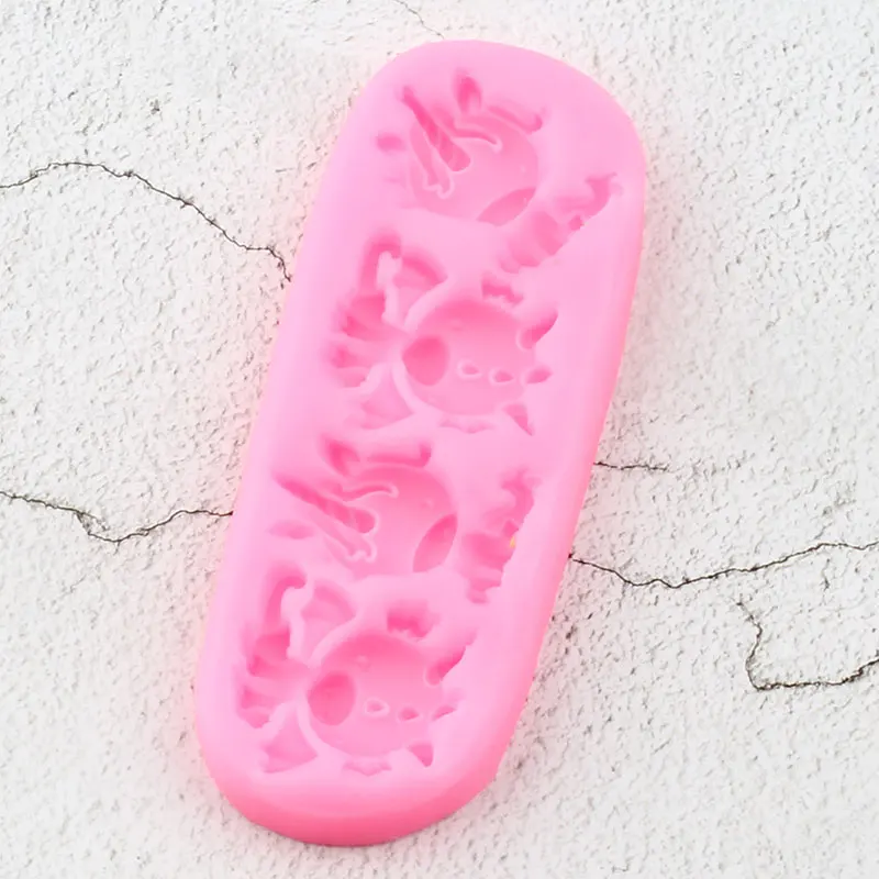 Силиконовые формы с единорогом драконом для украшения тортов из мастики DIY