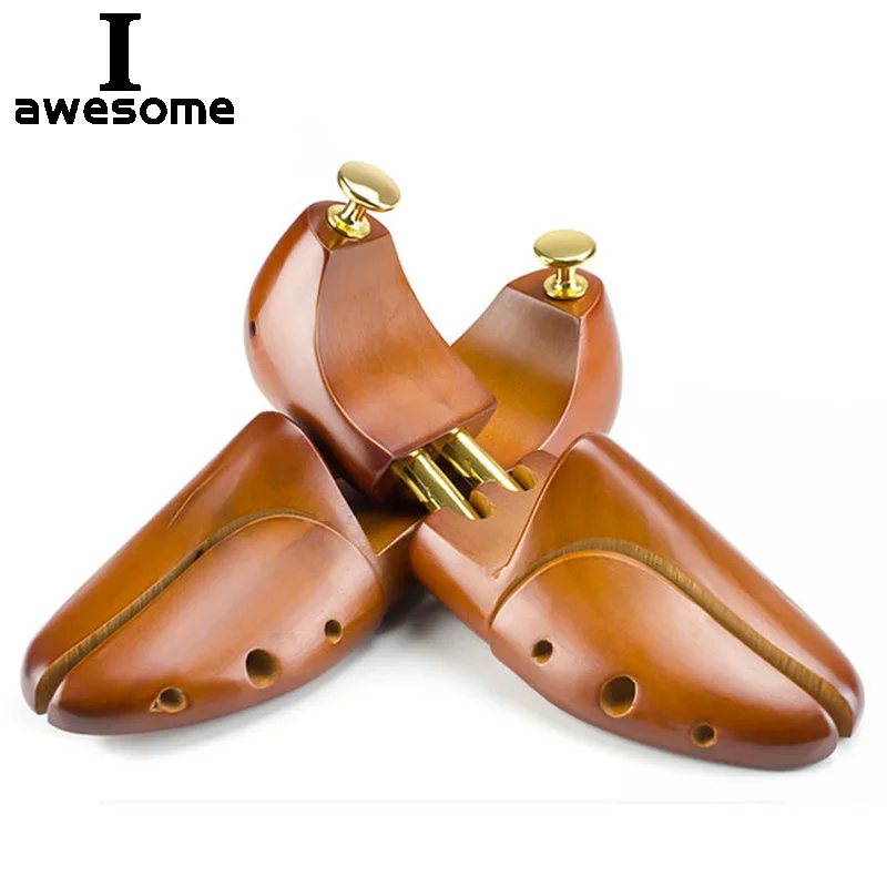 1 Pair Guger-tree Adjustable Shoe Trees Solid Wood Men's Shoe Support Knob Shoe shaping Women's Shoe's Care Stretcher Shaper