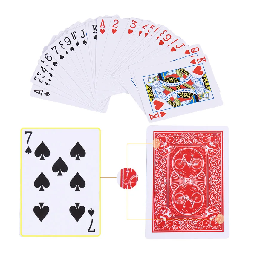 1PC Magic Playing Cards Poker Game Deck Set Magic Card Trick Kid Child Puzzle Toy