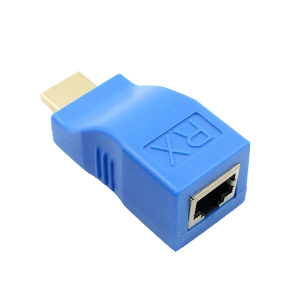 Адаптер 2 шт. мини усилитель сигнала дисплея 1080P сетевой адаптер Ethernet