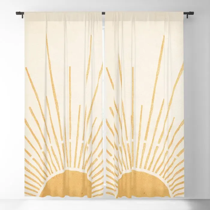 

Sun #5 Yellow Blackout Curtains 3D Print Window Curtains For Bedroom Living Room Decor Window Treatments