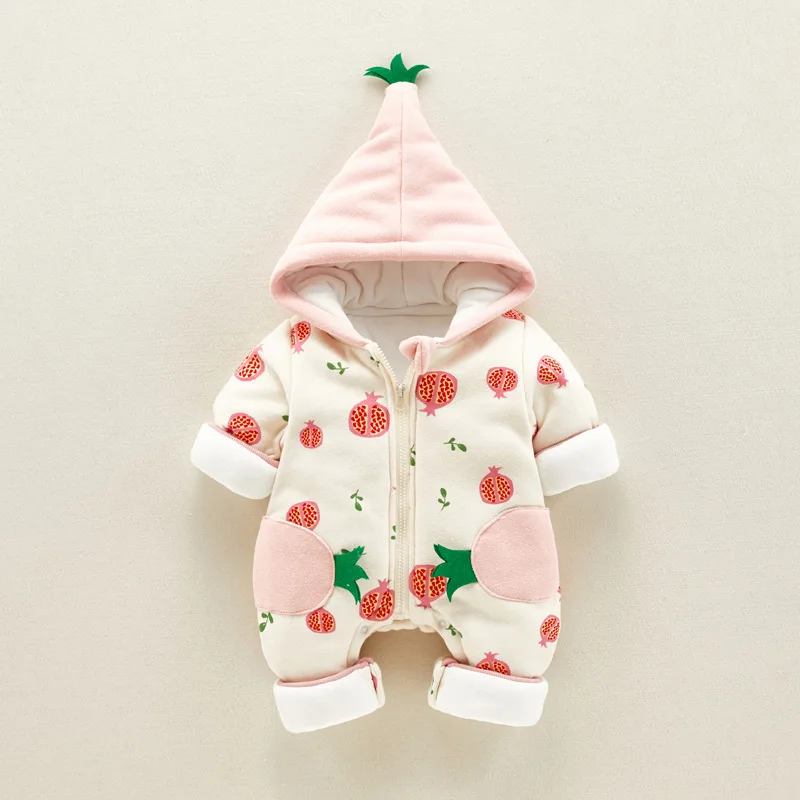 New Russia Baby Christmas Rompers Clothes Cold Winter Boy Girl Garment Thicken Warm Comfortable Pure Cotton Coat Jacket Kids | Детская
