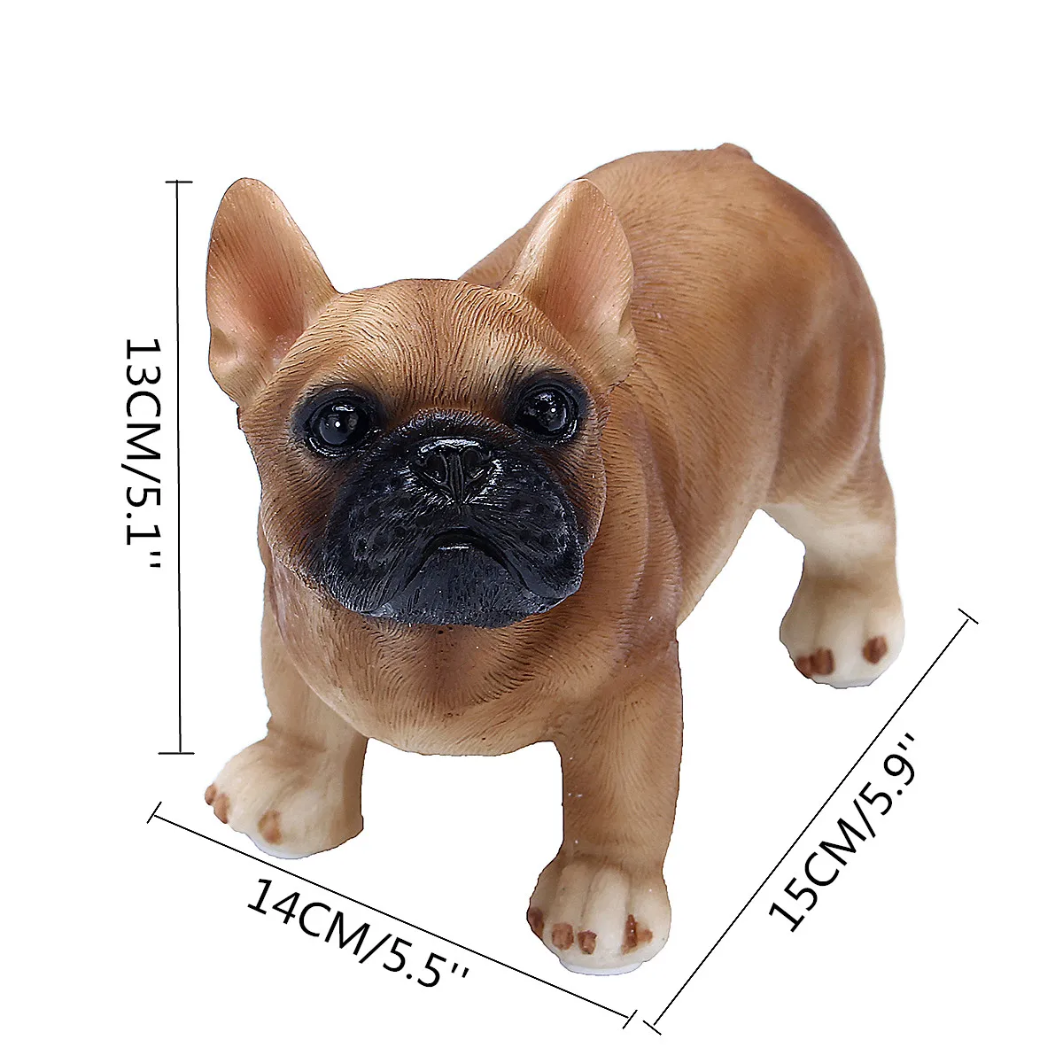 

New Bulldog Simulation Farm Dog Animal Model DIY Action Figure Home Decor Boys Girls Gift For Kids Educational Toys For Children