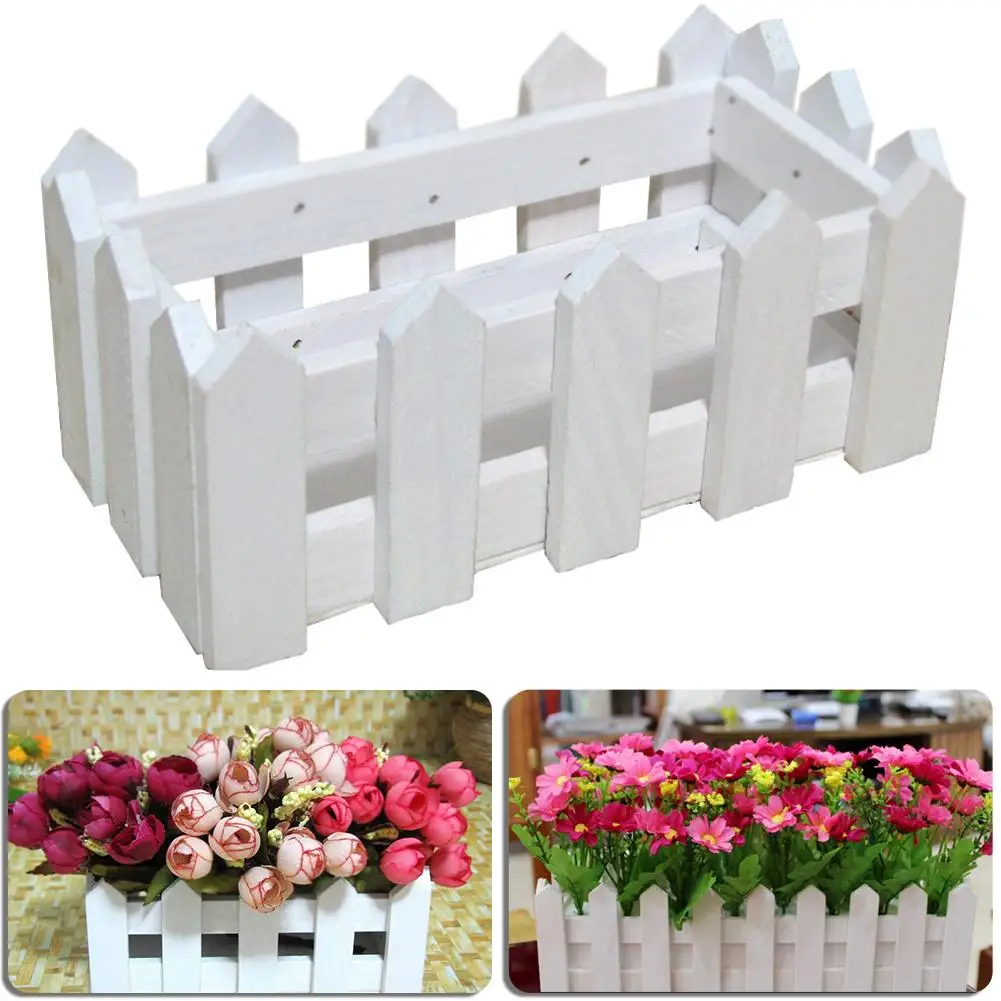 Деревянный забор садовый настил окно коробка доски для растений цветочного