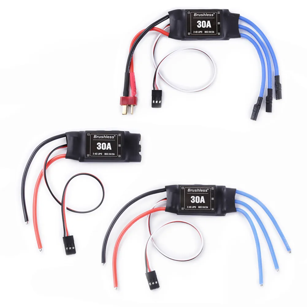 Регулятор скорости бесщеточного двигателя XXD 30A 2 4S ESC RC BEC T rex 450 V2 вертолетная