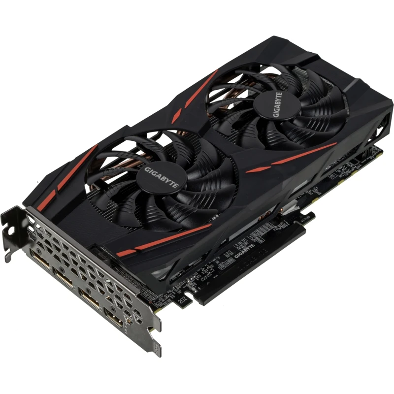 Video card GIGABYTE AMD Radeon RX 580 GV V2.0 8GB GDDR5 OC Ret gaming PC high frequency graphics cards | Компьютеры и офис