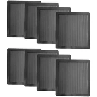 8pcs magnetic frame dust filter dustproof pvc mesh net cover guard for home chassis pc computer case cooling fan
