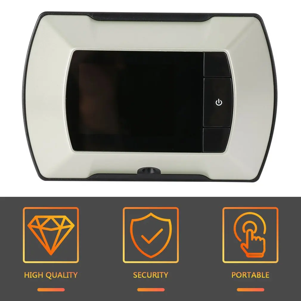 2018 высокое разрешение 2 4 дюймов ЖК монитор дверной глазок с открытым отверстием