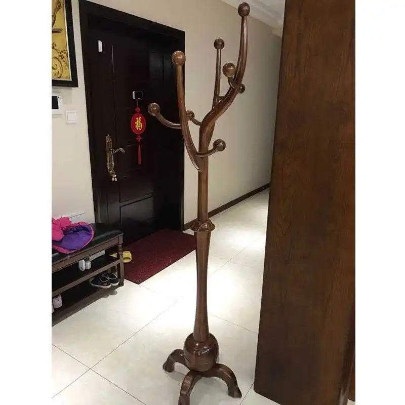 Деревянная вешалка для одежды подставка |