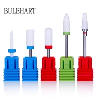 milling cutter for manicure set 5 pcs ceramic electric drill manicure nail drill bits removing gel varnish tool