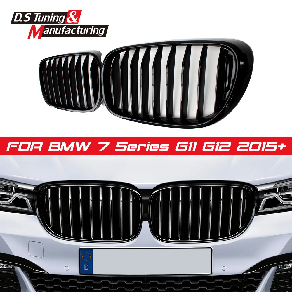 Для BMW 7 серии G11 G12 2015 + одиночная линия глянцевая черная Автомобильная Передняя