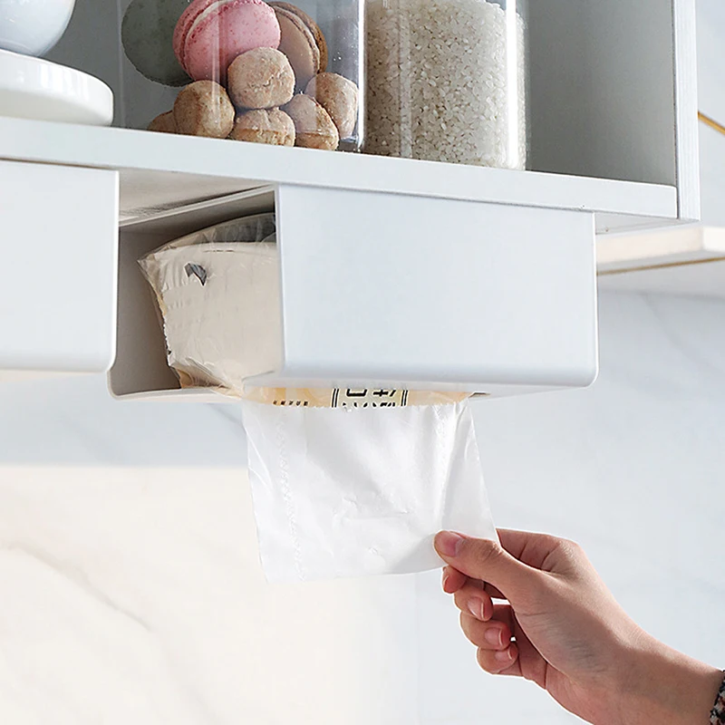 Стены настольное крепление Кухня Ванная комната перфорация туалетная бумага