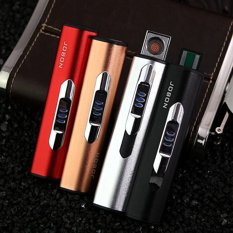 

Double-sided Cigarette Lighter Integrated Portable USB Rechargeable Lighter Flavored Rolling Papers Tobacco Lighters for Smoking