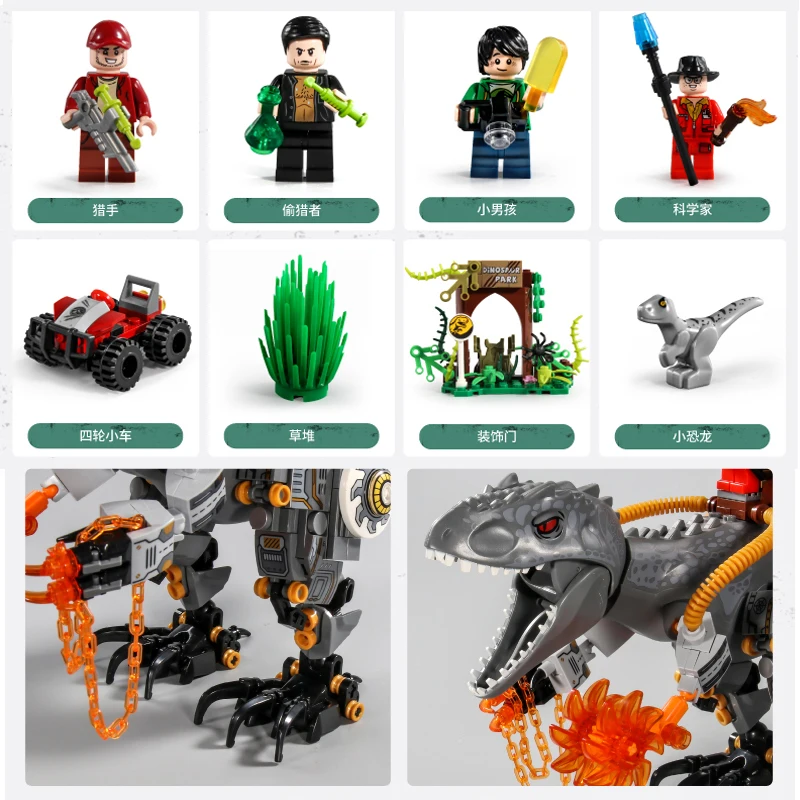 Перезагрузка Тираннозавр Рекс в период Юрского периода модель динозавра парк